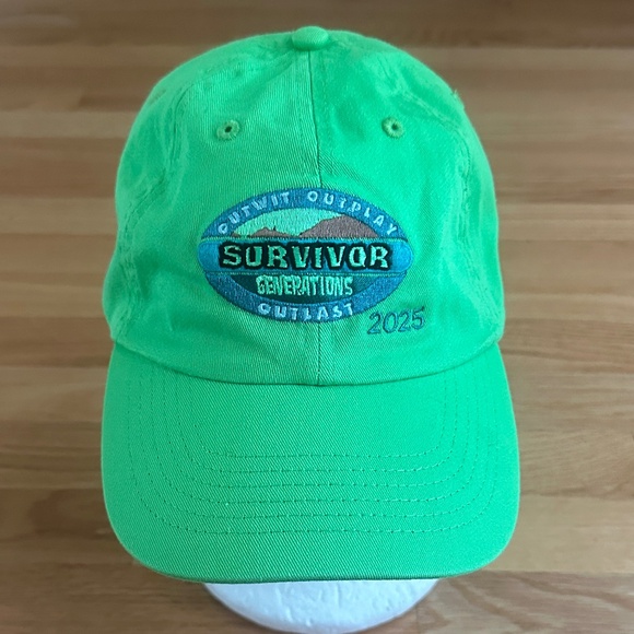 Survivor 2025 Generations Green Hat Cap CBS TV Show Survivor - Picture 7 of 9
